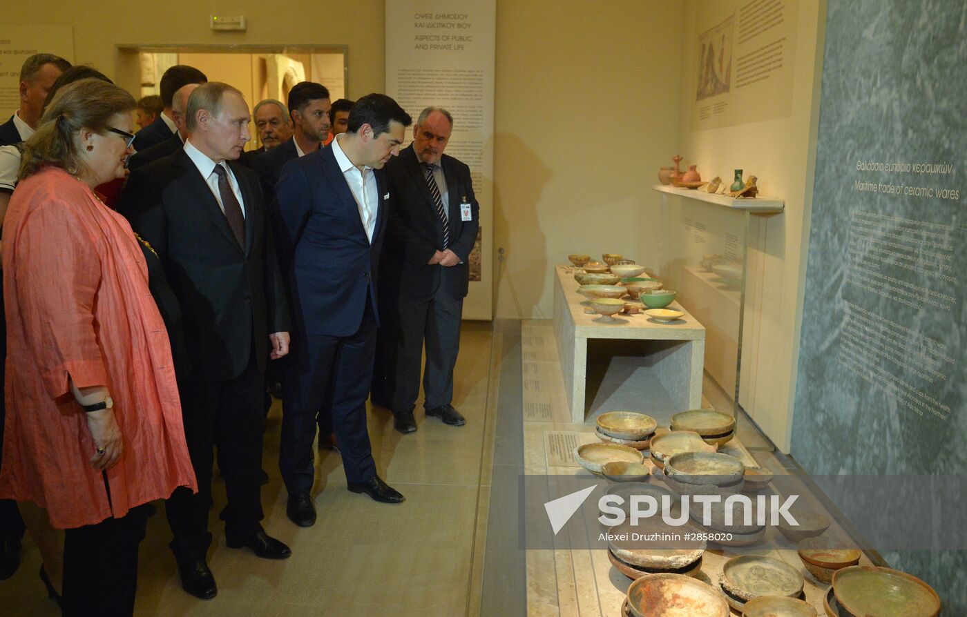 President Vladimir Putin visits Greece