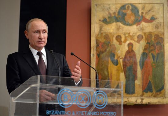 President Vladimir Putin visits Greece