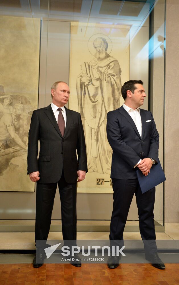 President Vladimir Putin visits Greece