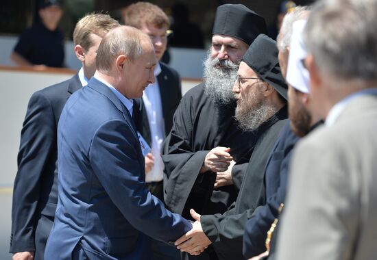 President Vladimir Putin's visit to Greece. Day Two