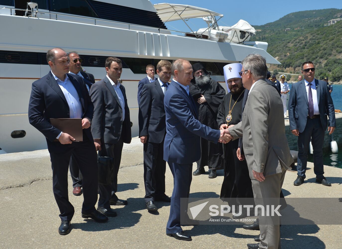President Vladimir Putin's visit to Greece. Day Two
