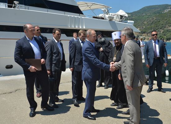 President Vladimir Putin's visit to Greece. Day Two