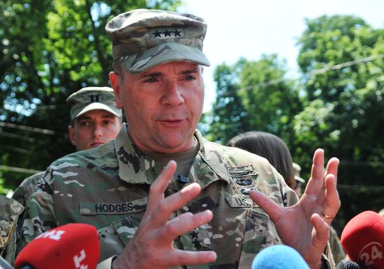 Frederick Ben Hodges, commanding general, United States Army Europe