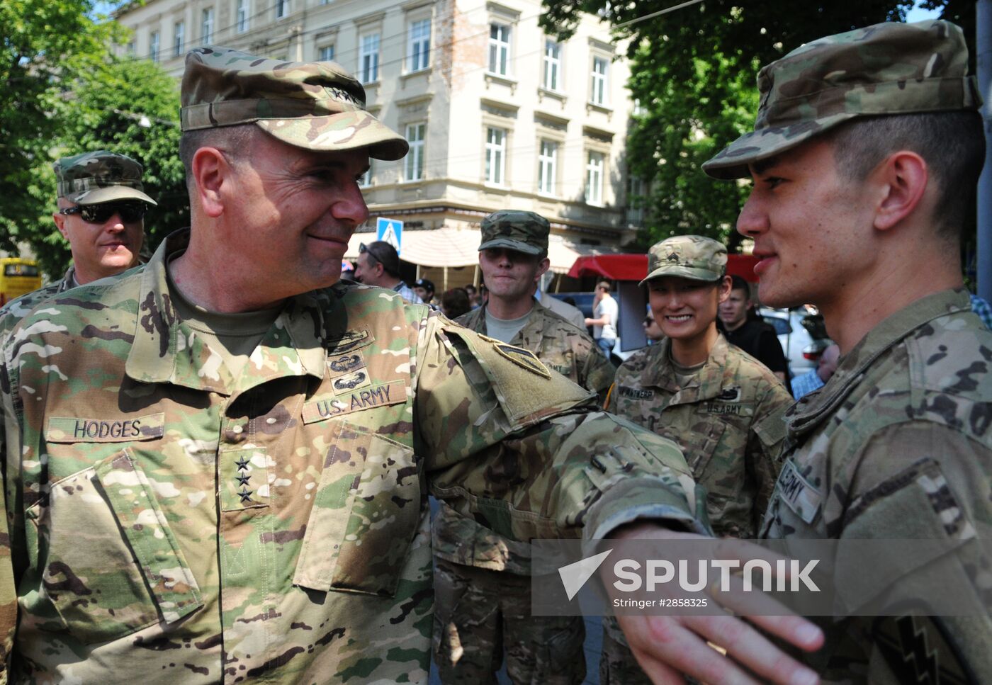 Frederick Ben Hodges, commanding general, United States Army Europe