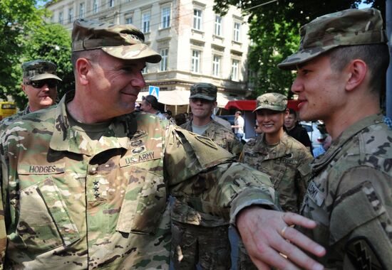 Frederick Ben Hodges, commanding general, United States Army Europe