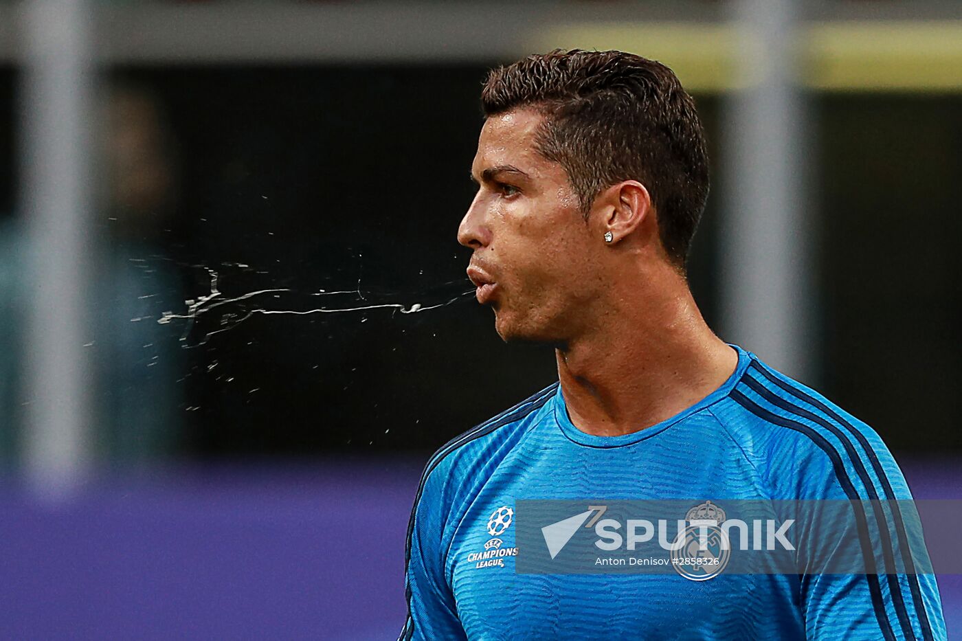 UEFA Champions League. Real Madrid holds training session