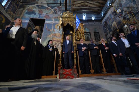President Vladimir Putin's visit to Greece. Day Two