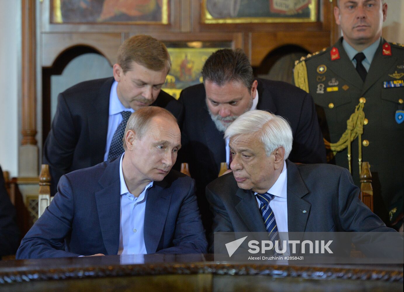 President Vladimir Putin's visit to Greece. Day Two