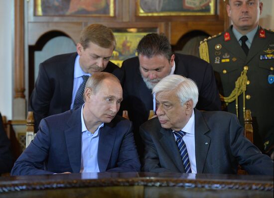 President Vladimir Putin's visit to Greece. Day Two
