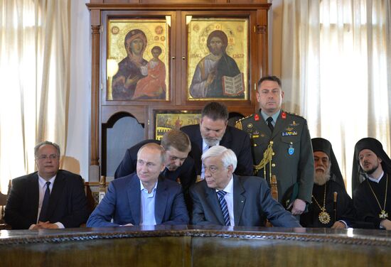 President Vladimir Putin's visit to Greece. Day Two