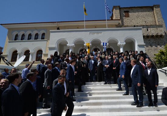 President Vladimir Putin's visit to Greece. Day Two