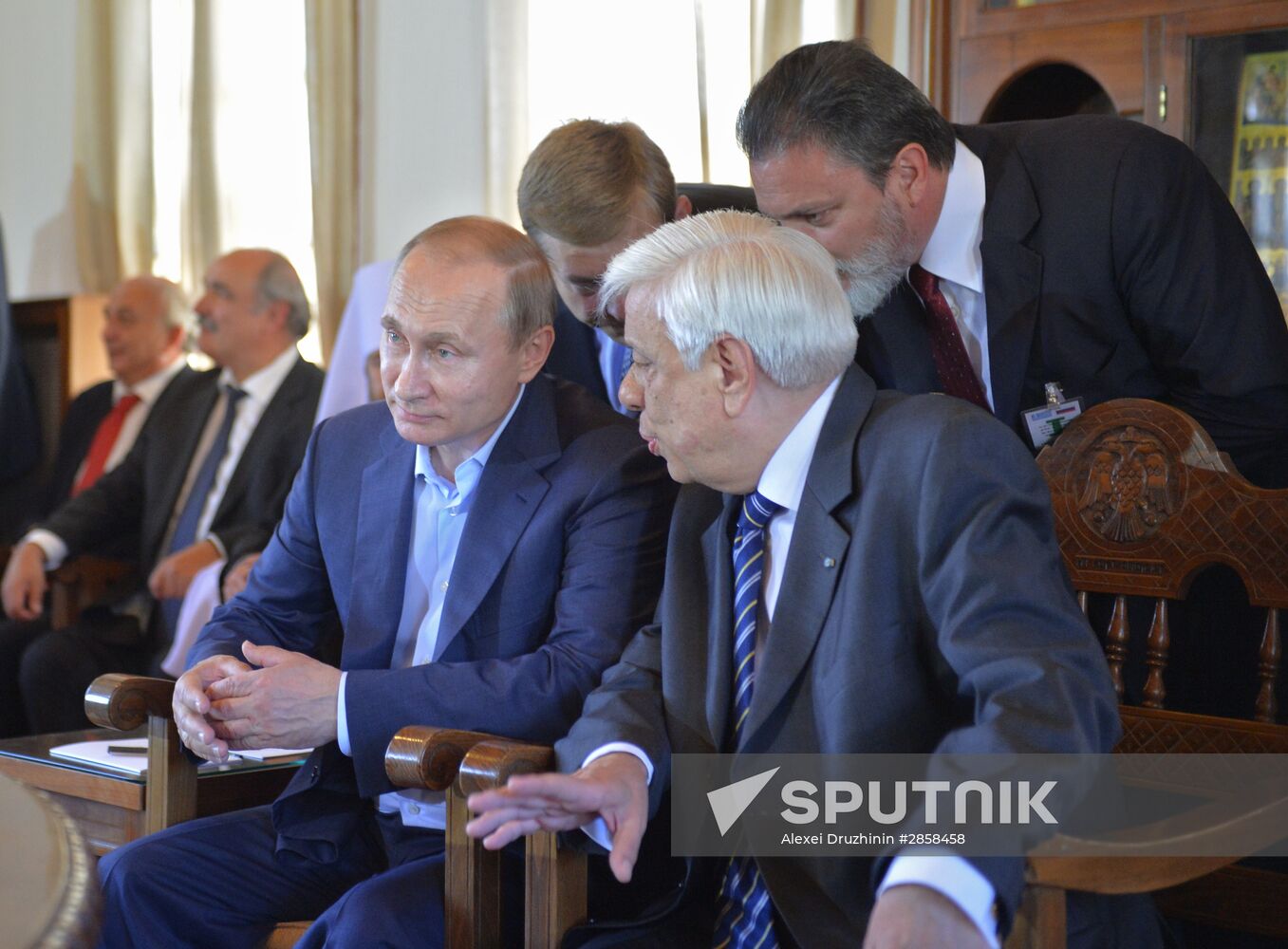 President Vladimir Putin's visit to Greece. Day Two