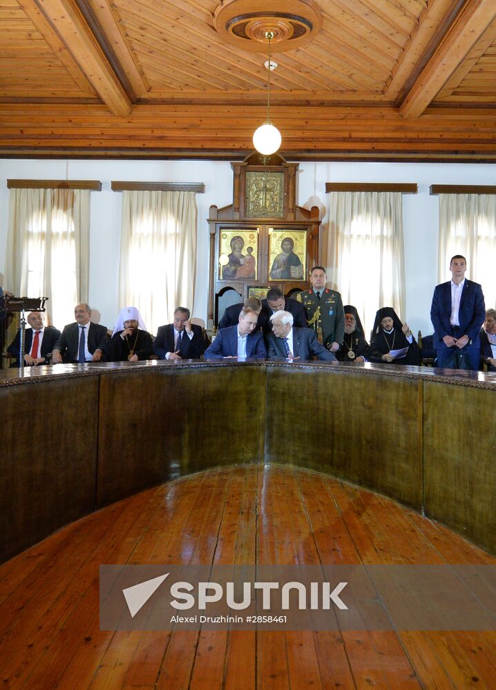 President Vladimir Putin's visit to Greece. Day Two