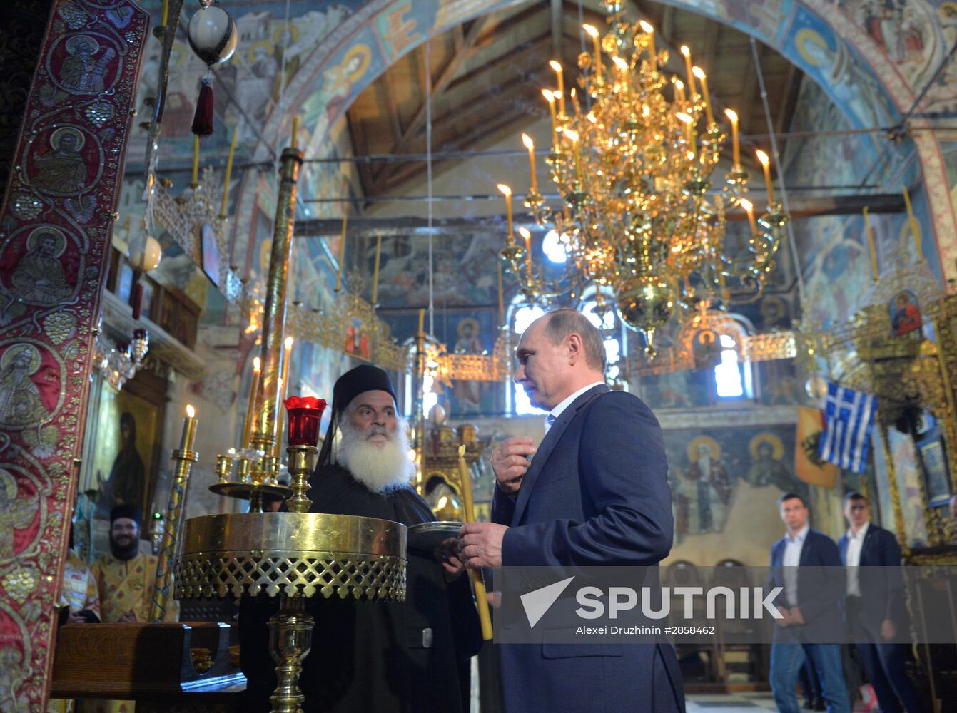 President Vladimir Putin's visit to Greece. Day Two
