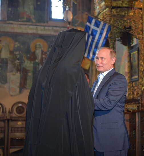President Vladimir Putin's visit to Greece. Day Two