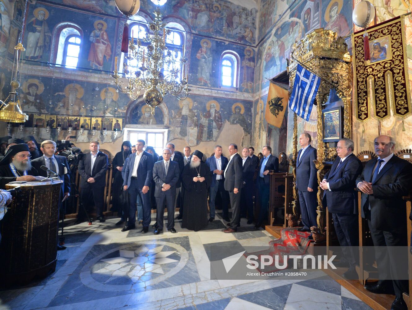 President Vladimir Putin's visit to Greece. Day Two