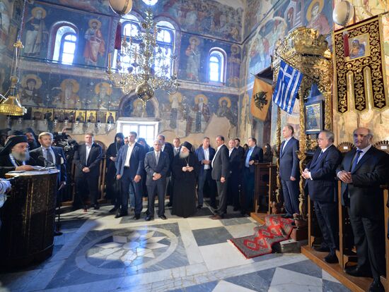 President Vladimir Putin's visit to Greece. Day Two