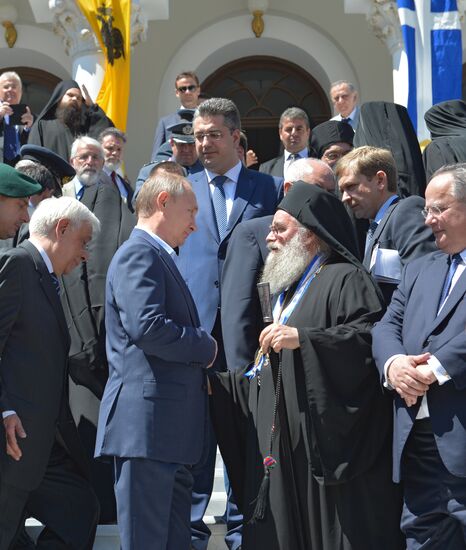 President Vladimir Putin's visit to Greece. Day Two