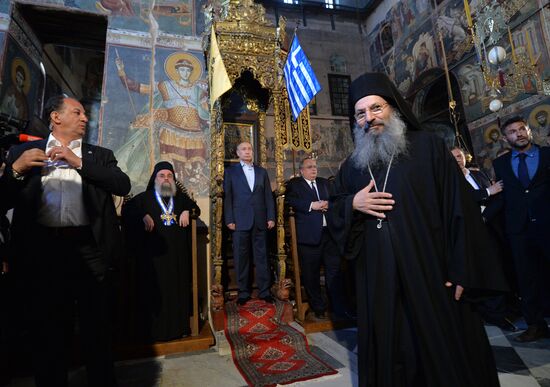 President Vladimir Putin's visit to Greece. Day Two