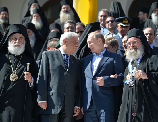 President Vladimir Putin's visit to Greece. Day Two
