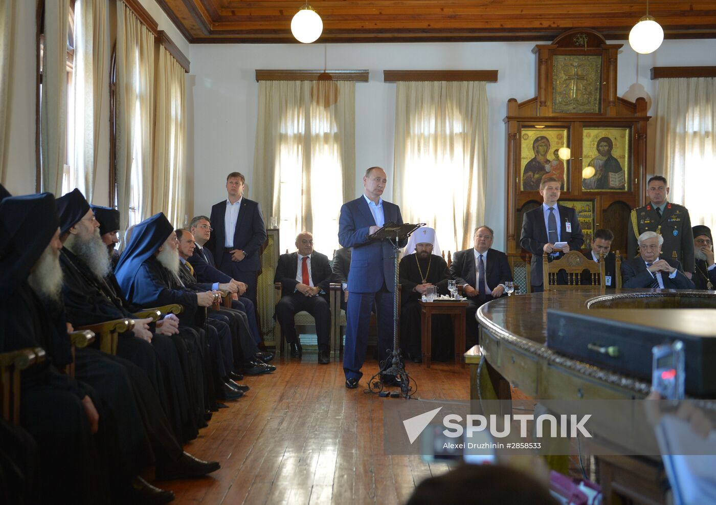 President Vladimir Putin's visit to Greece. Day Two