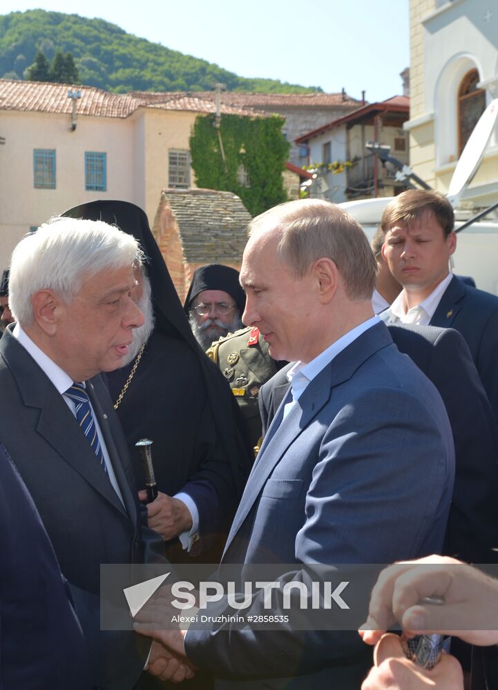 President Vladimir Putin's visit to Greece. Day Two