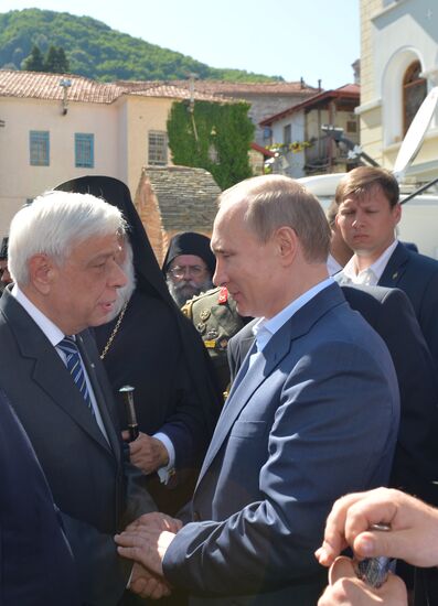 President Vladimir Putin's visit to Greece. Day Two