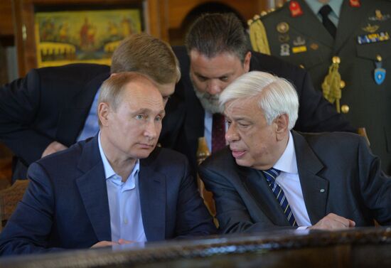 President Vladimir Putin's visit to Greece. Day Two