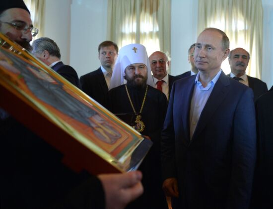 President Vladimir Putin's visit to Greece. Day Two