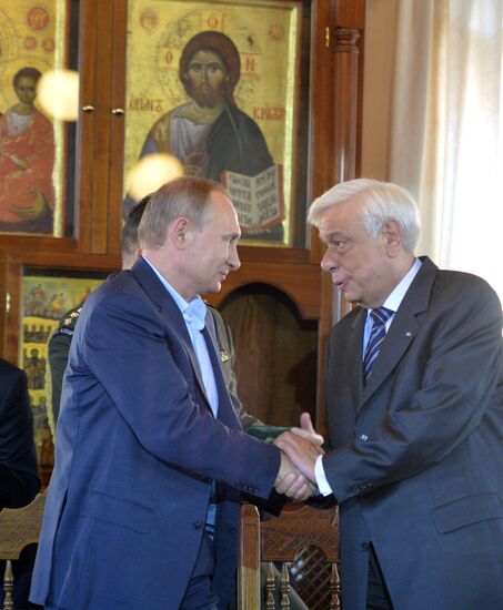 President Vladimir Putin's visit to Greece. Day Two