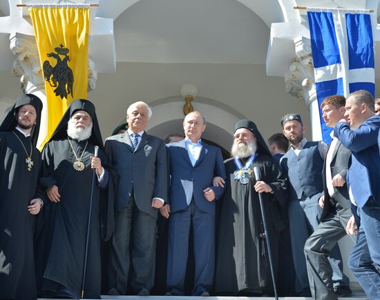 President Vladimir Putin's visit to Greece. Day Two