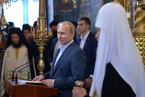 President Vladimir Putin's visit to Greece. Day Two