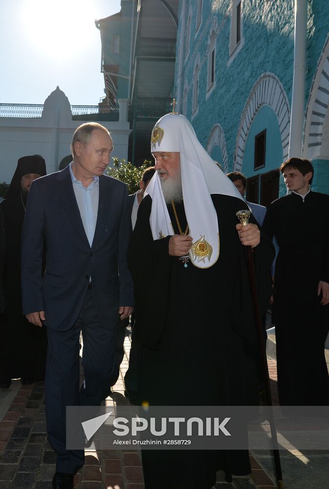 President Vladimir Putin's visit to Greece. Day Two