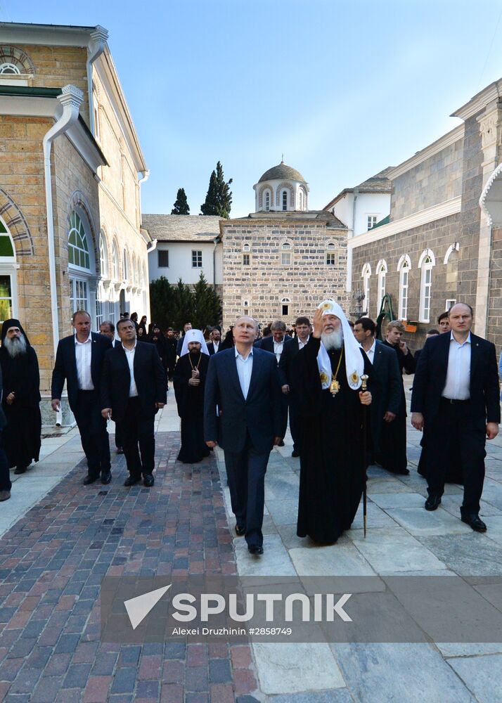 President Vladimir Putin's visit to Greece. Day Two