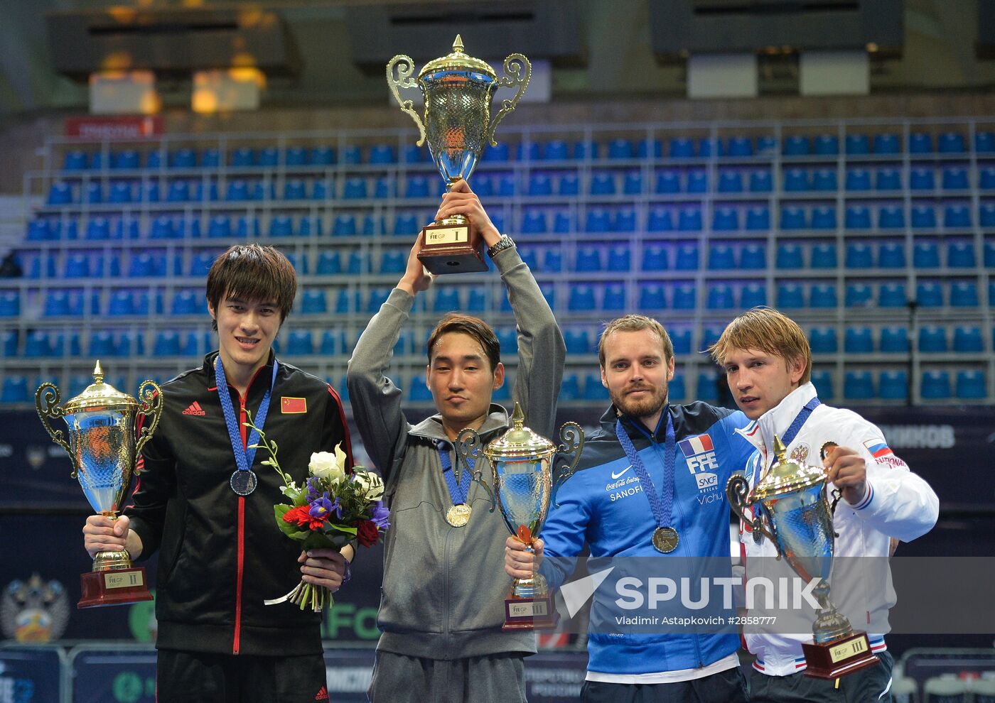 Moscow Sabre international fencing tournament. Men