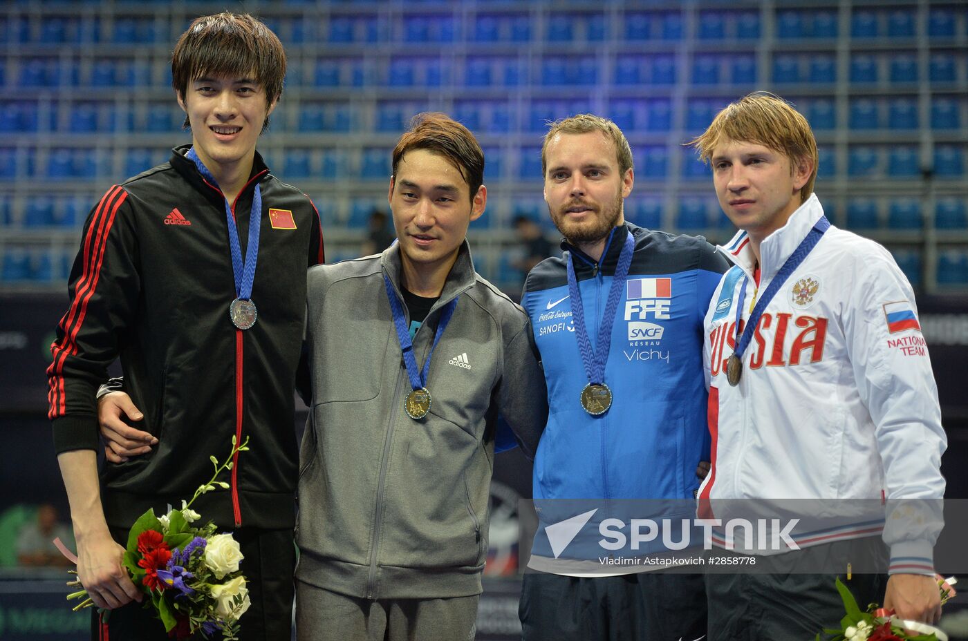 Moscow Sabre international fencing tournament. Men