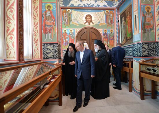 President Vladimir Putin's visit to Greece. Day Two