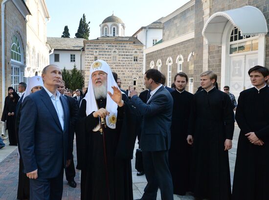 President Vladimir Putin's visit to Greece. Day Two