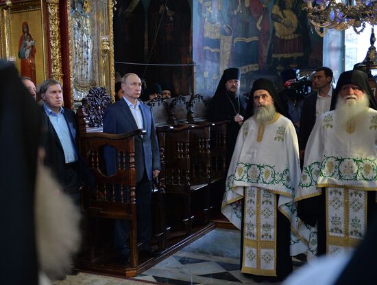 President Vladimir Putin's visit to Greece. Day Two