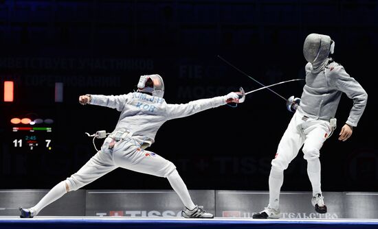 Moscow Sabre international fencing tournament. Men
