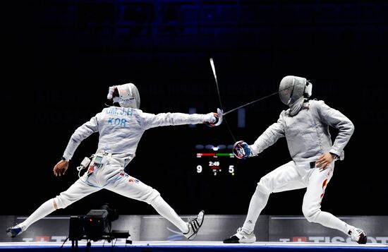 Moscow Sabre international fencing tournament. Men