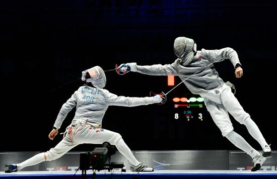 Moscow Sabre international fencing tournament. Men