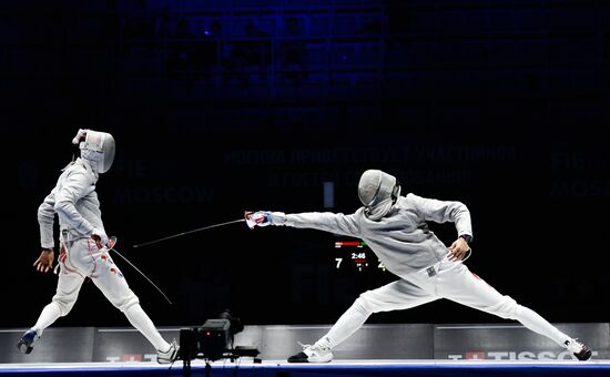 Moscow Sabre international fencing tournament. Men