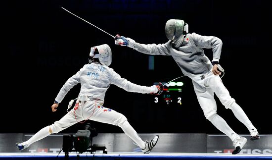 Moscow Sabre international fencing tournament. Men