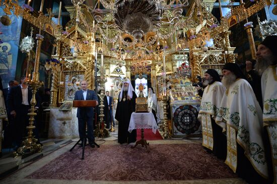 President Vladimir Putin's visit to Greece. Day Two
