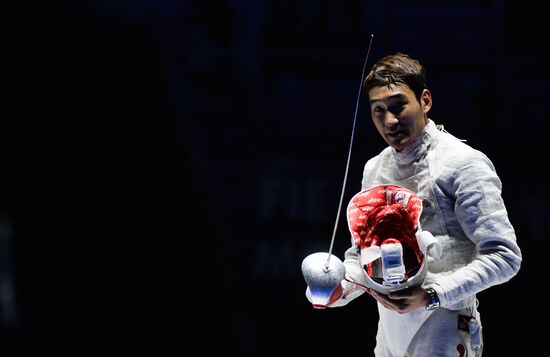 Moscow Sabre international fencing tournament. Men