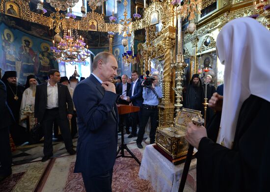 President Vladimir Putin's visit to Greece. Day Two