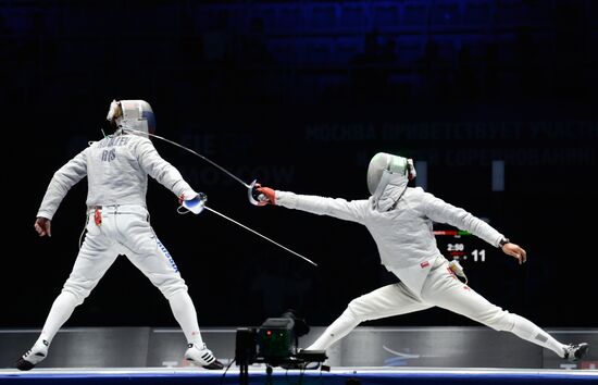 Moscow Sabre international fencing tournament. Men
