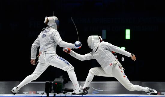 Moscow Sabre international fencing tournament. Men