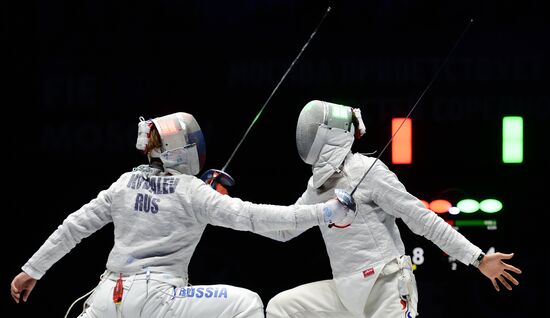 Moscow Sabre international fencing tournament. Men